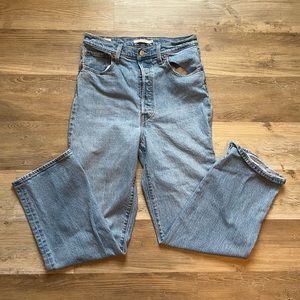 Levi’s Ribcage straight ankle jeans